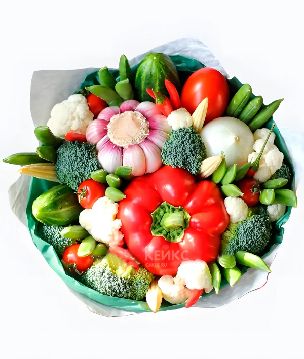 Букет с красным перцем 3 Фото