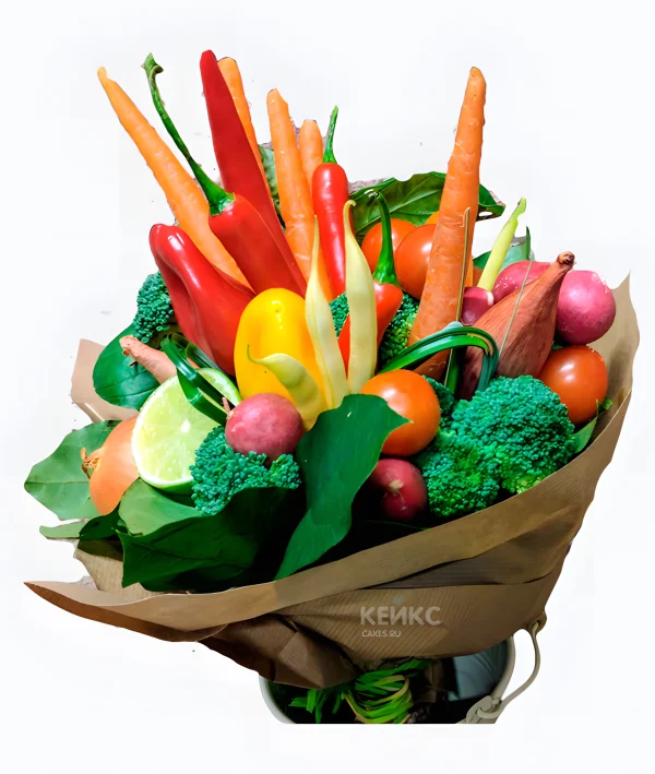 Букет с морковью 1 Фото