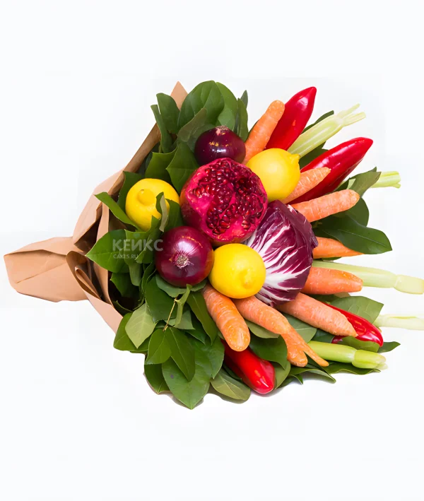 Букет с морковью 3 Фото