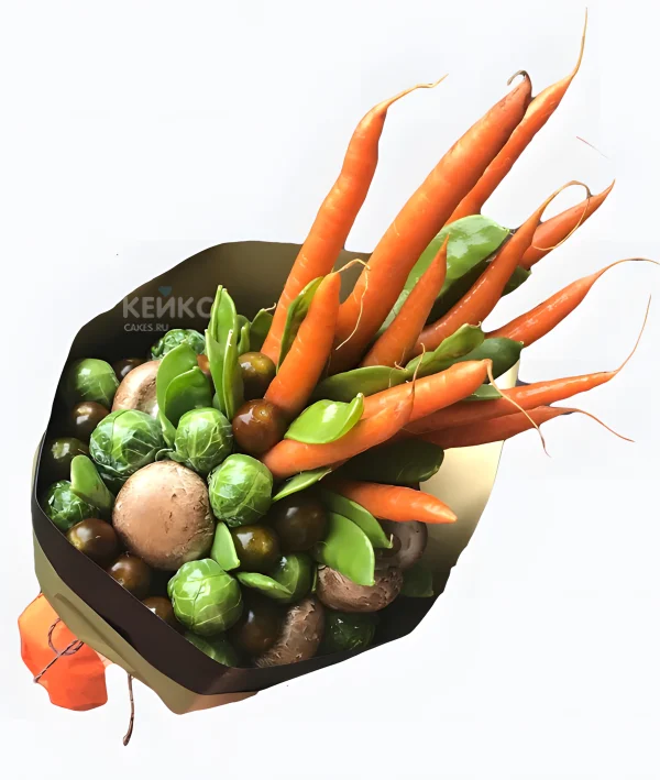 Букет с морковью 4 Фото