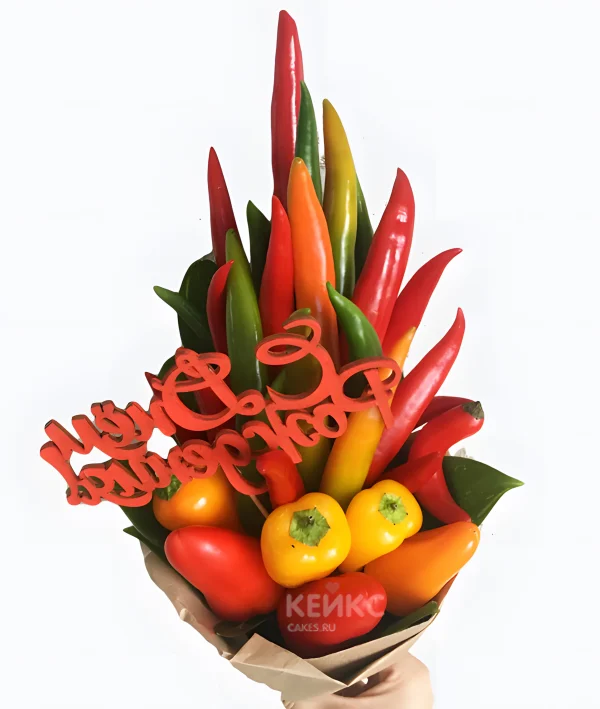 Букет с перцем 4 Фото
