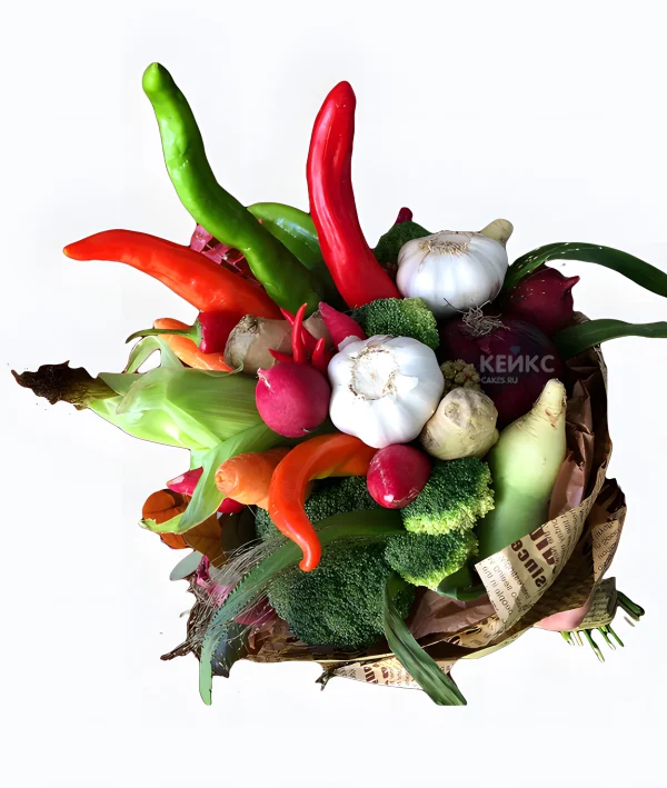 Букет с перцем Чили 1 Фото