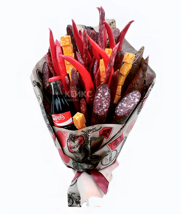 Букет с перцем Чили 9 Фото