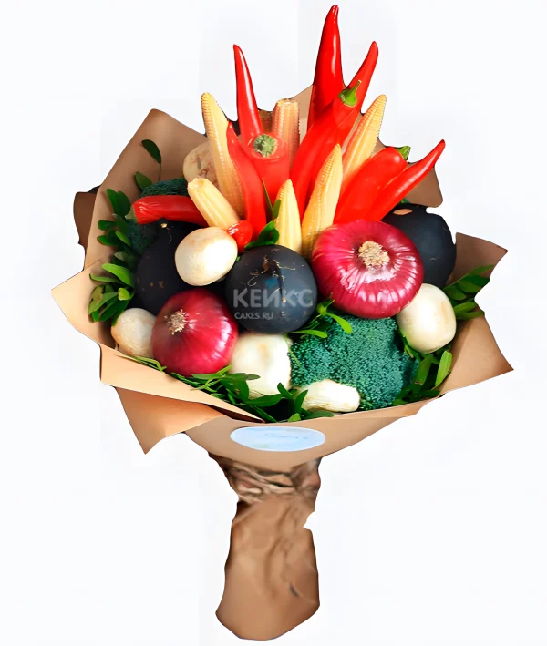 Букет с перцем чили Фото