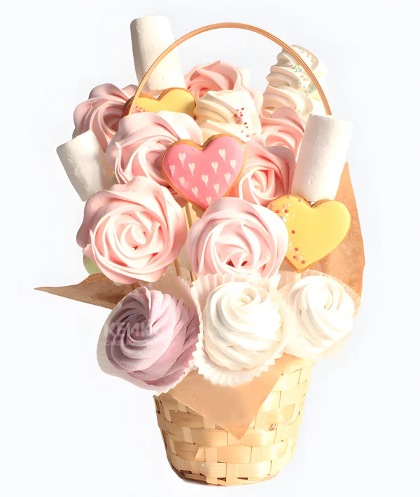 Букет с пирожными 1 Фото