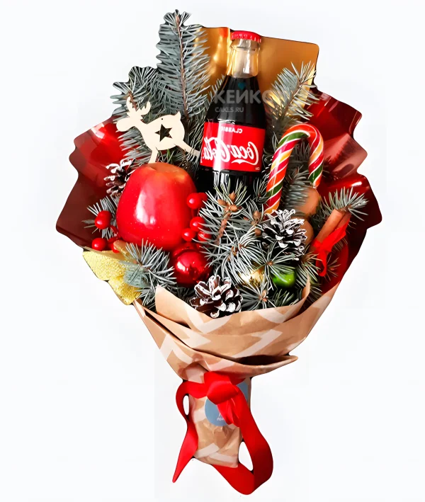 Букет с шоколадом и колой 8 Фото