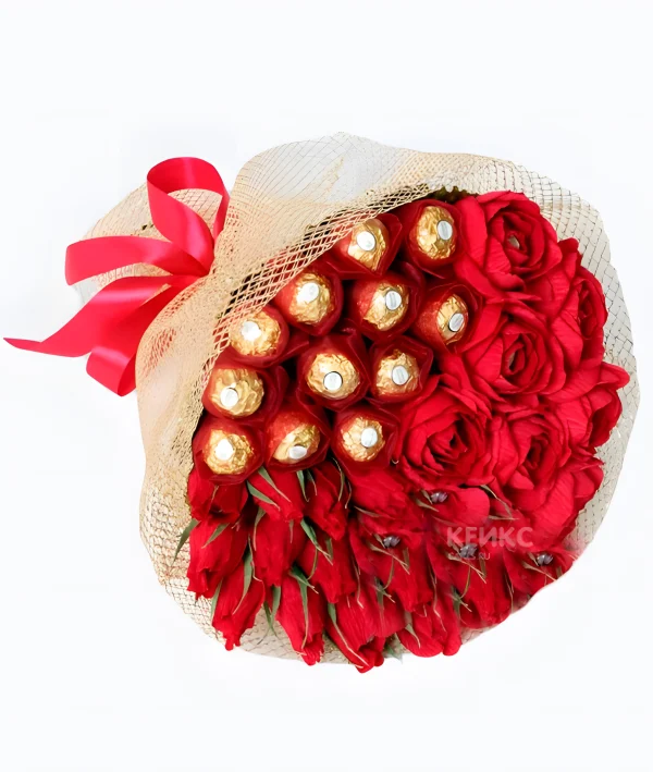 Букет женщине со сладостями 2 Фото