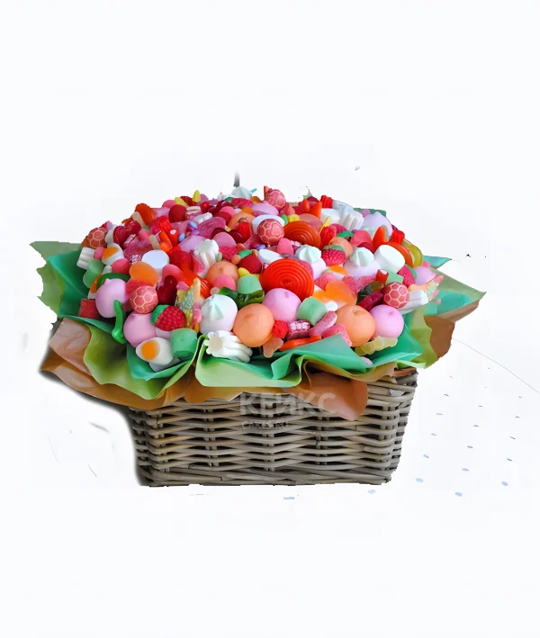 Корзина с зефиром 1 Фото
