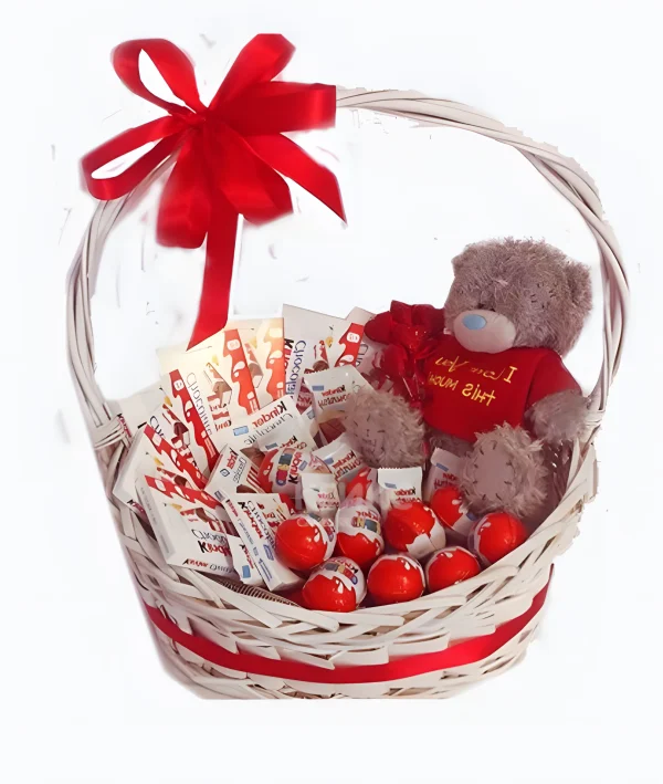 Корзина со сладостями на день рождения 7 Фото