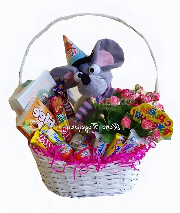 Подарочная корзина для девочки 5 Фото