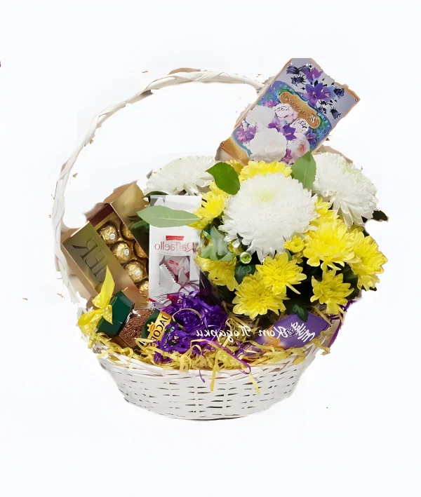 Подарочная корзина на 8 марта Фото