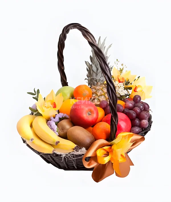 Подарочная корзина женщине с фруктами 3 Фото