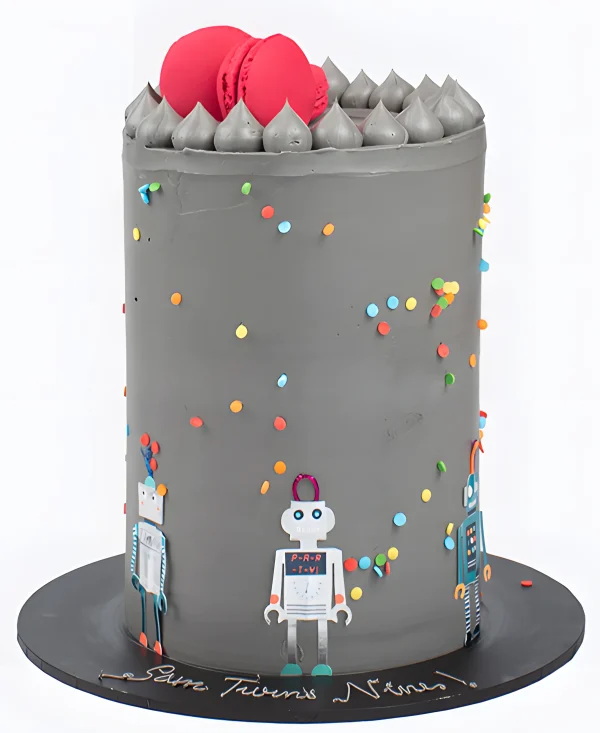 Торт Башня роботов Фото