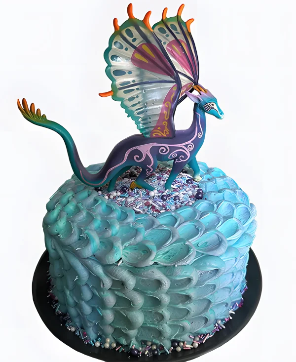 Торт Дракон-бабочка Фото