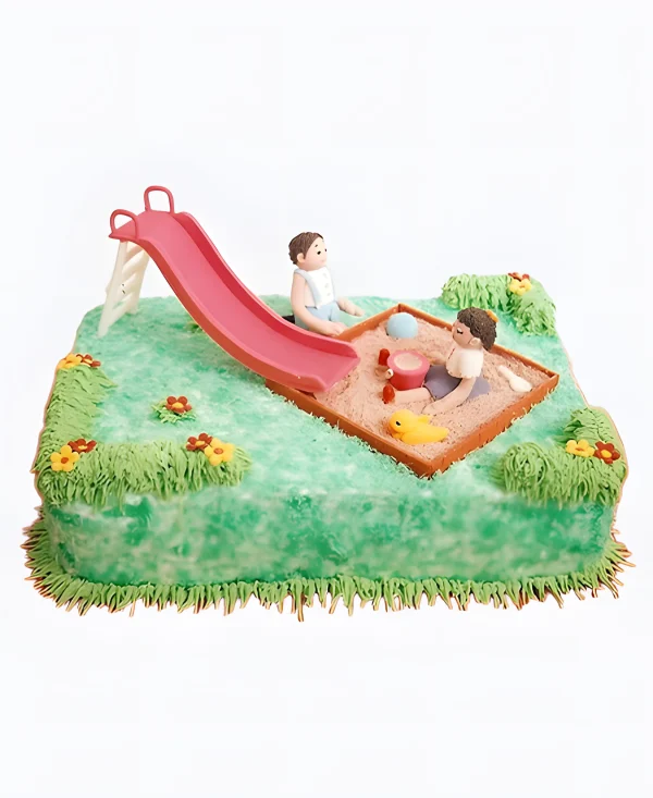 Торт Дворик с друзьями Фото