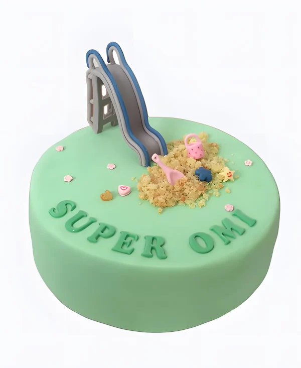 Торт Горка в песочнице Фото