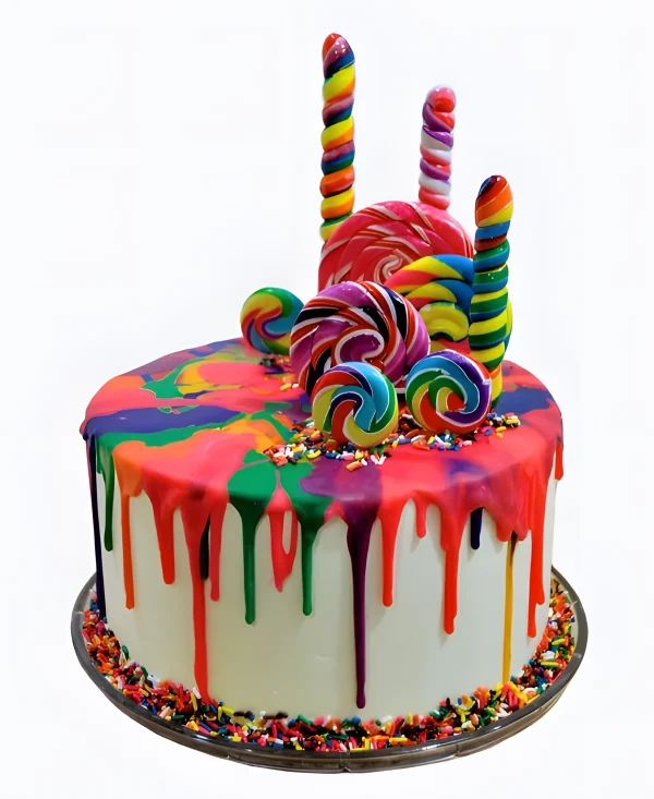Торт Краски праздника Фото