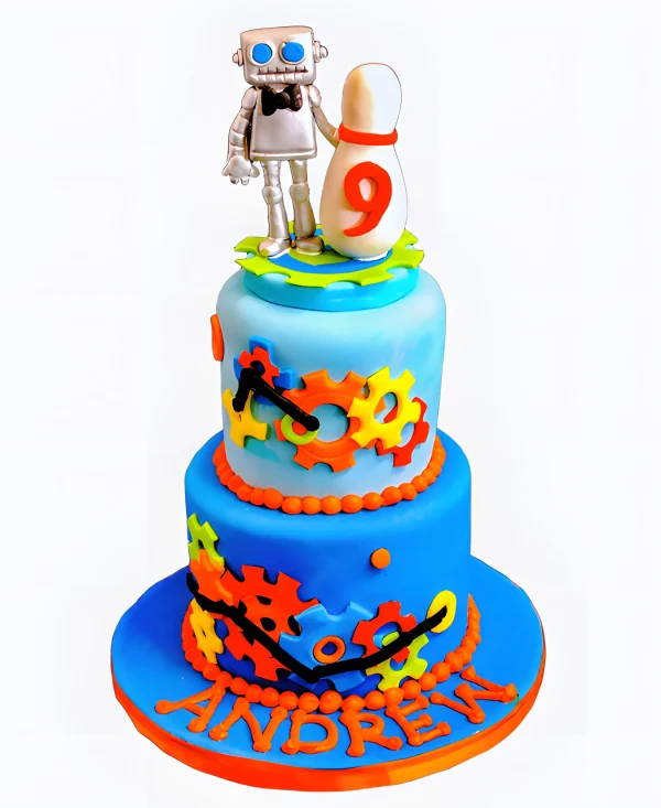 Торт Механический боулинг Фото