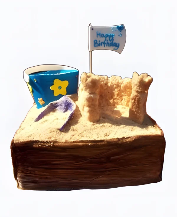 Торт Пляжная песочница Фото