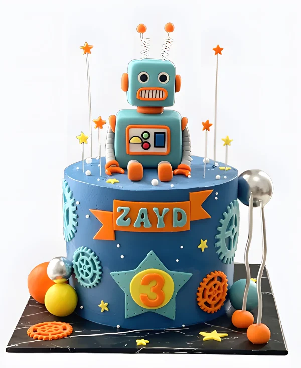 Торт Робо‑галактика Фото