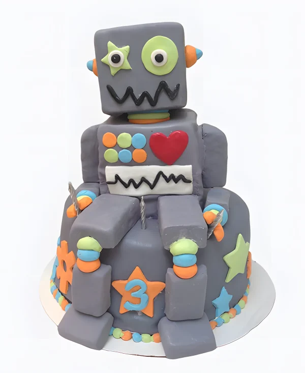 Торт Сердце робота Фото
