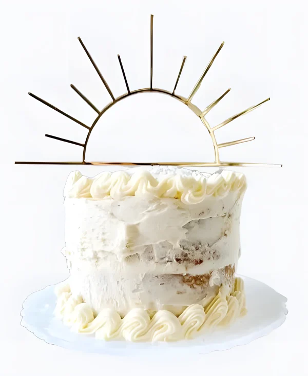 Торт без мастики с солнцем Фото