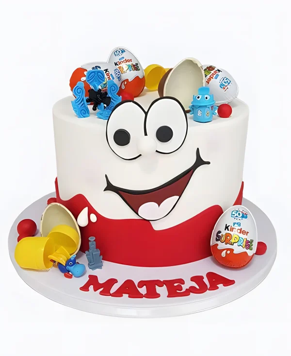 Торт Улыбка с игрушками Фото
