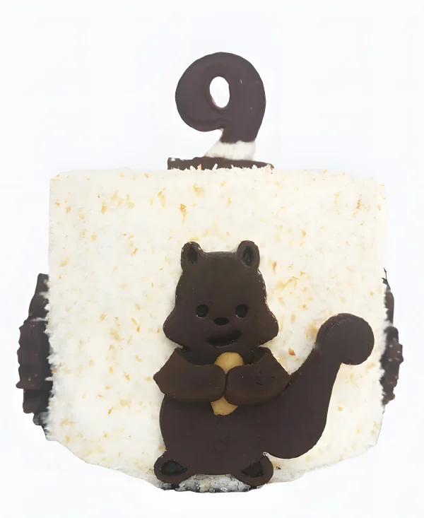 Торт Белка с цифрой Фото