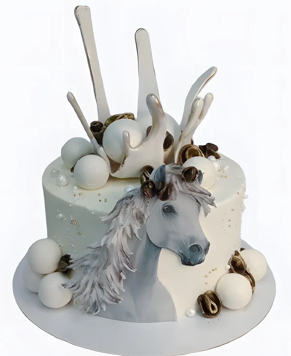 Торт Брызги и жемчуг Фото