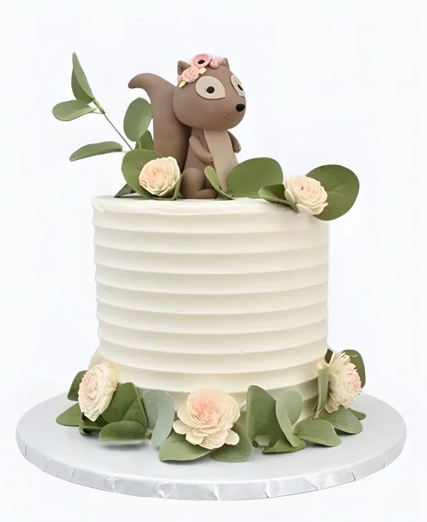 Торт Цветочный хвостик Фото