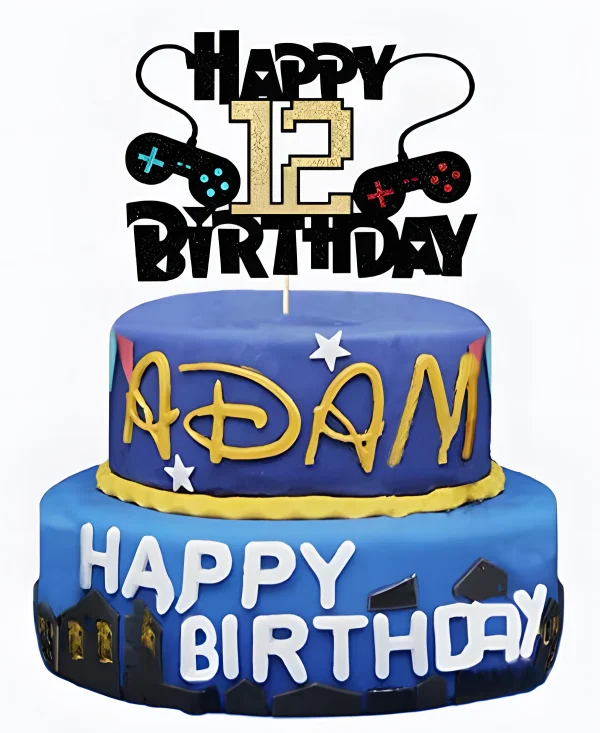 Торт Ночной город геймера Фото