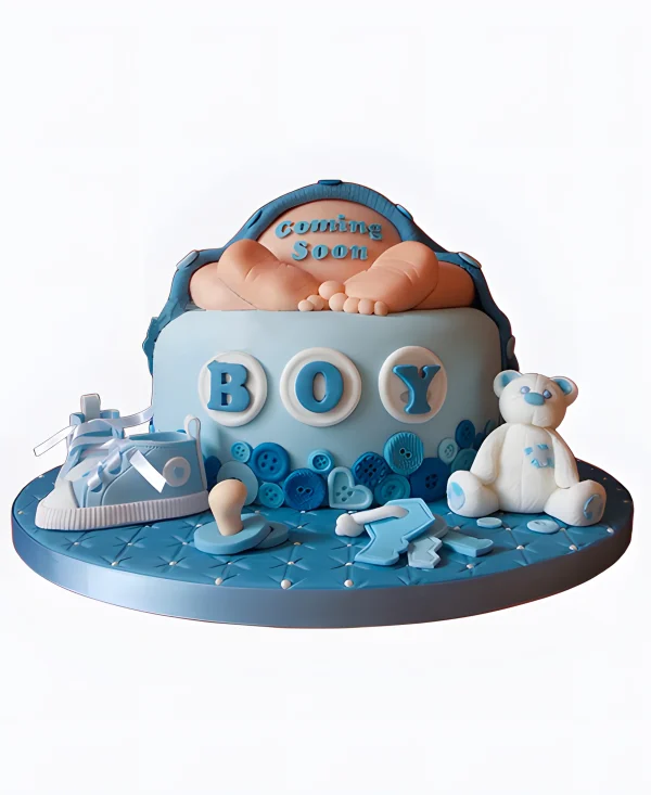 Торт Ножки и пуговки Фото