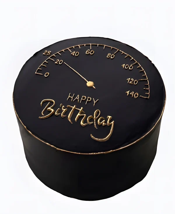 Торт Спидометр для сына Фото