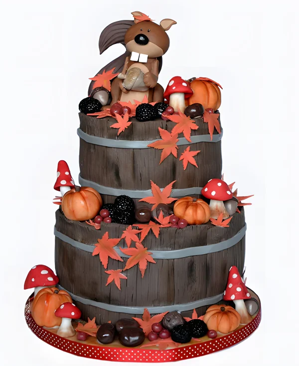 Торт Урожай в дупле Фото