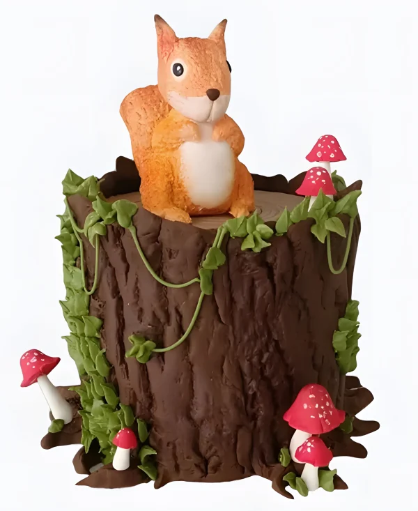 Торт В лесу с мухоморами Фото