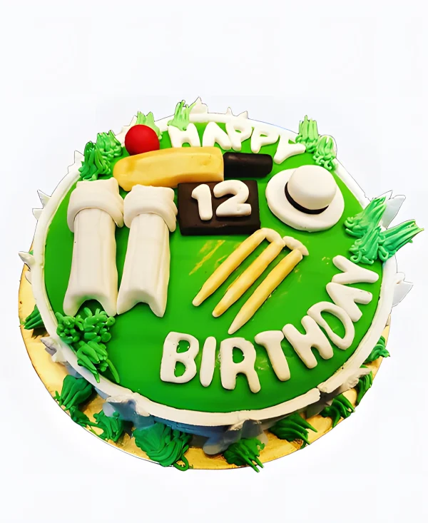 Торт Юному игроку в крикет Фото