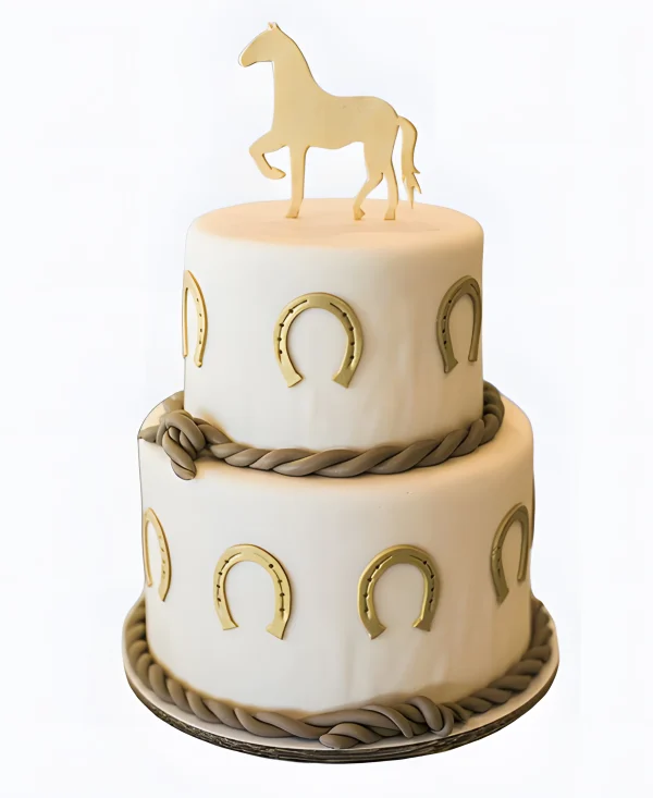 Торт Золотые подковы Фото