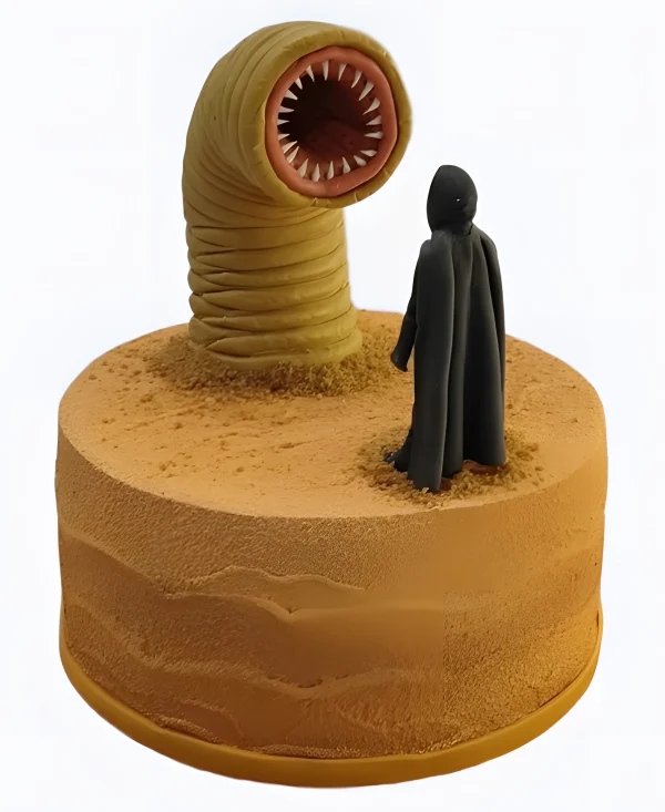Торт Дюна с песчаным червём Фото