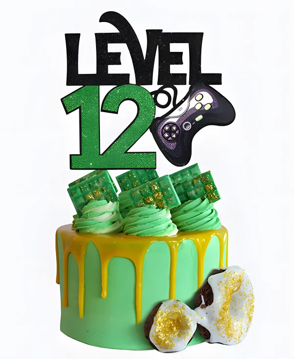 Яркий игровой торт Фото