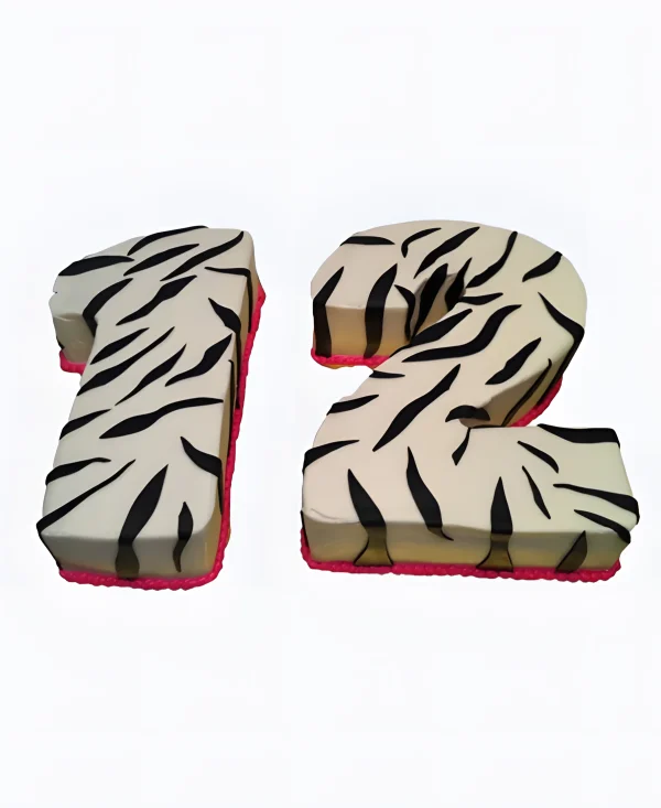 Зебровый торт 12 лет Фото