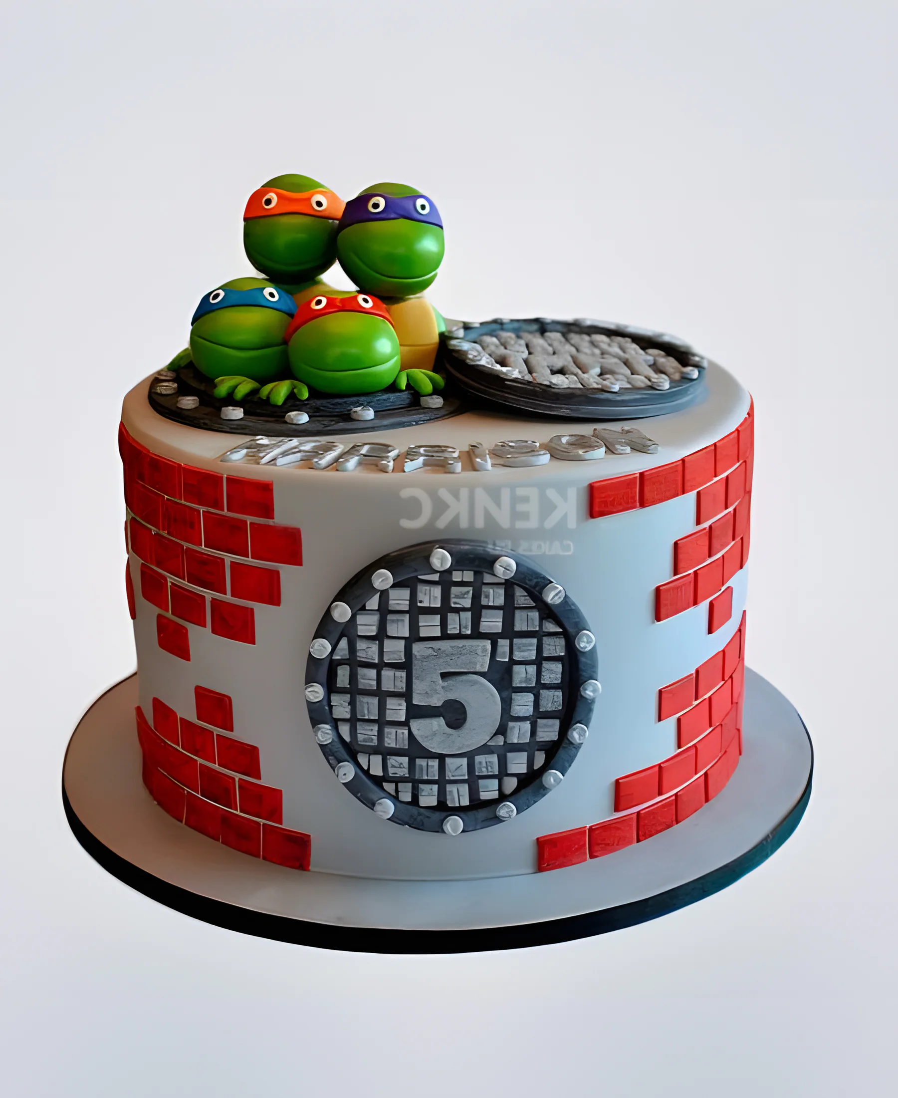 Торт Черепашки ниндзя на 5 лет мальчику Фото