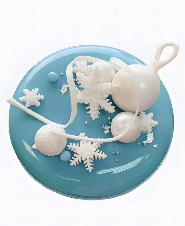 Торт Голубой морозный блеск Фото