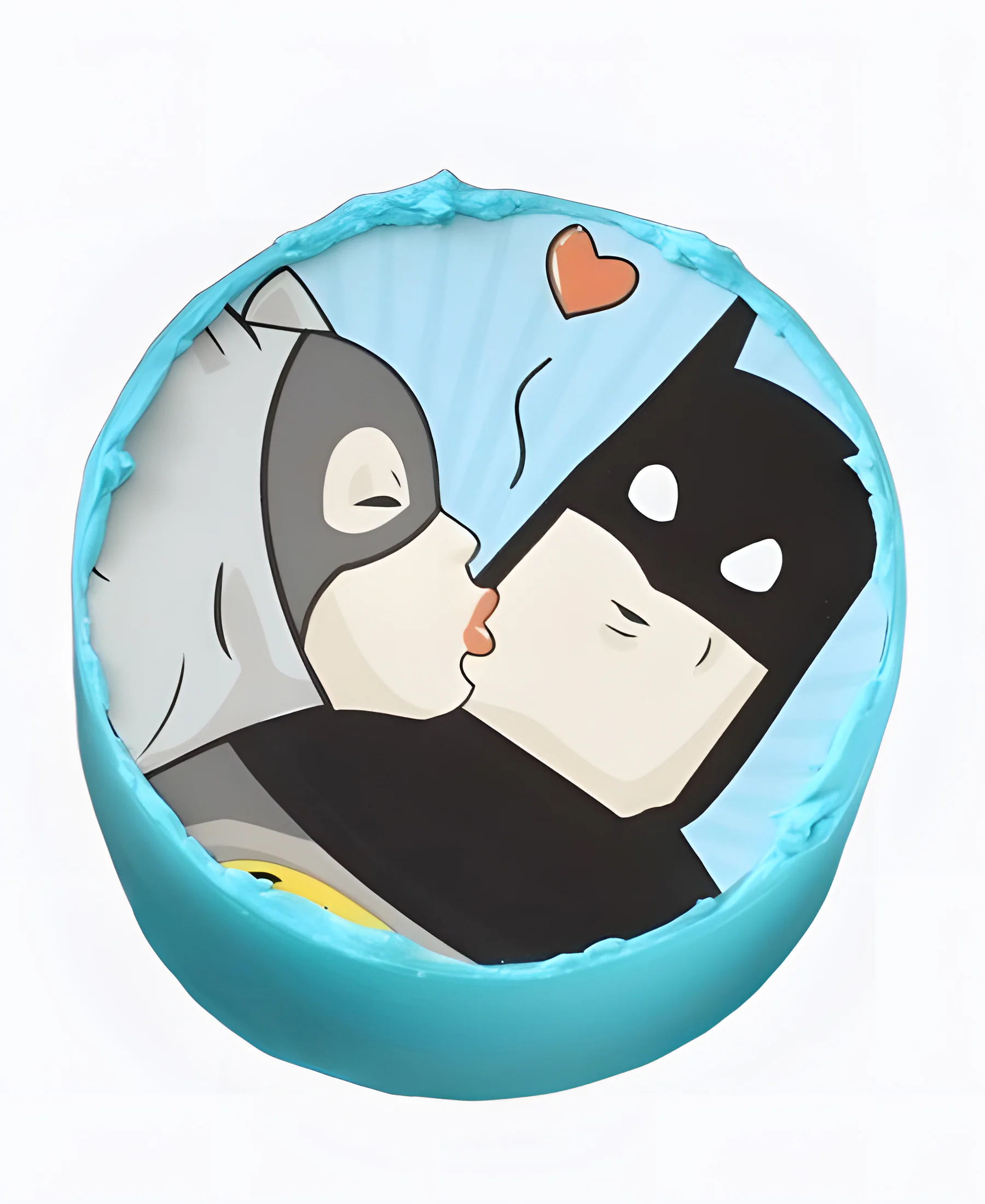 Торт Любовь супергероев Фото