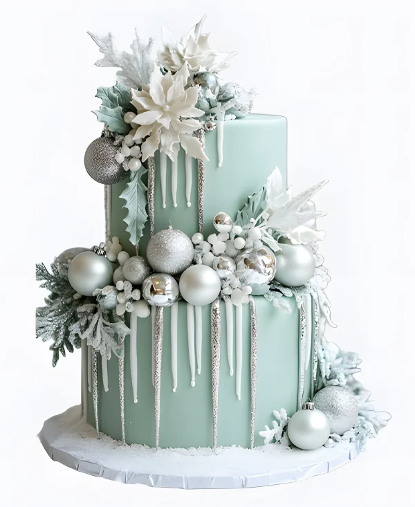 Торт Мятное зимнее царство Фото