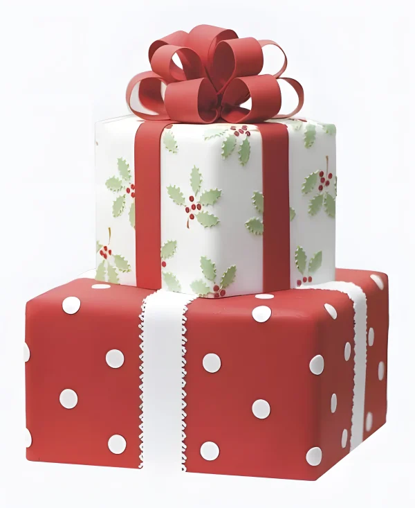 Торт Новогодние подарки Фото