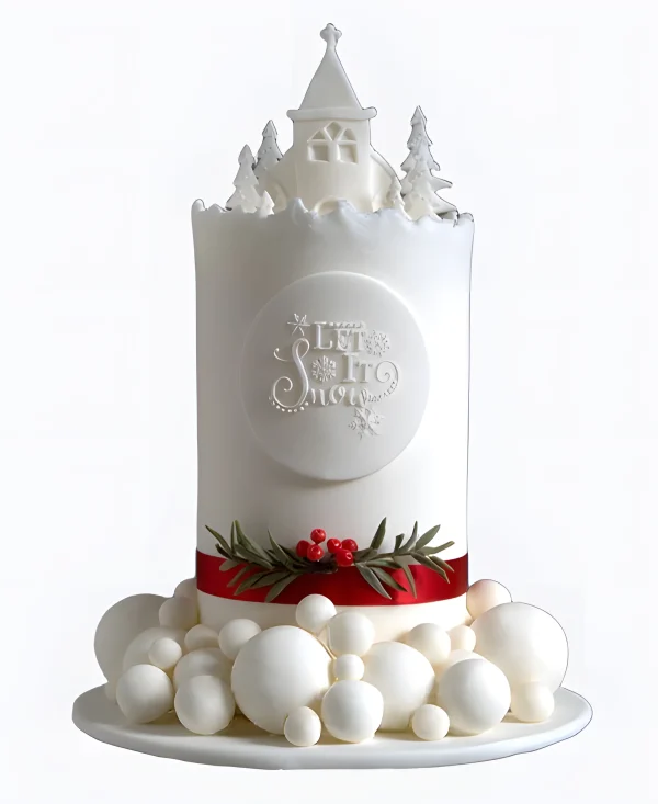 Торт Пусть идёт снег Фото