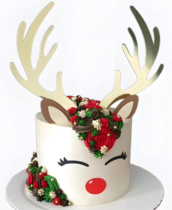 Торт Рождественский оленёнок Фото