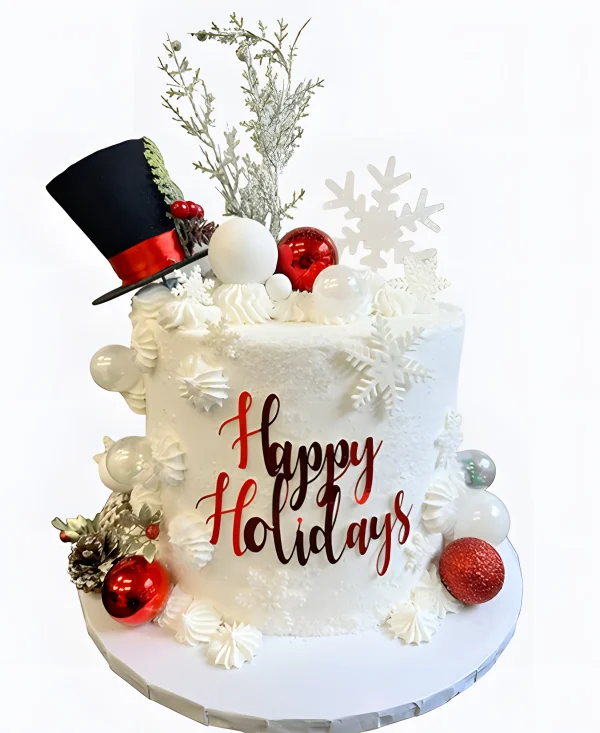 Торт Зимние праздники Фото