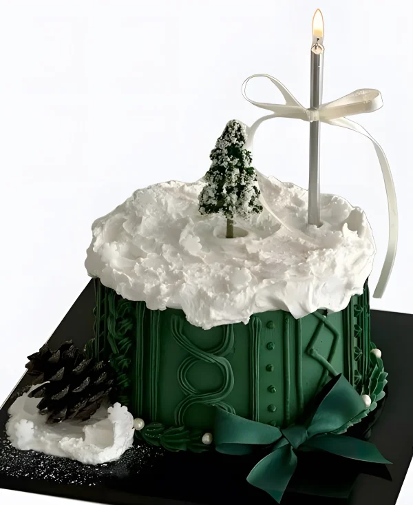 Торт Зимний свитер с ёлкой Фото