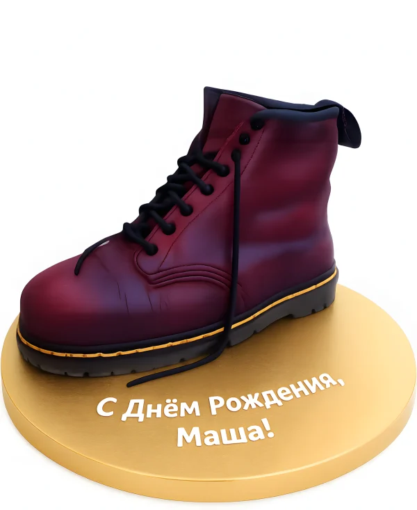 Креативный торт для сапожника Фото